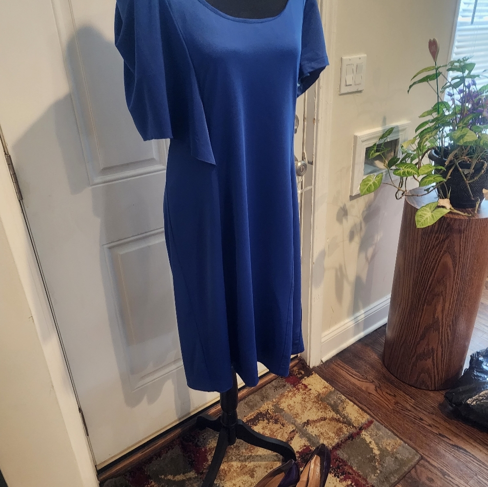 Royal blue dress